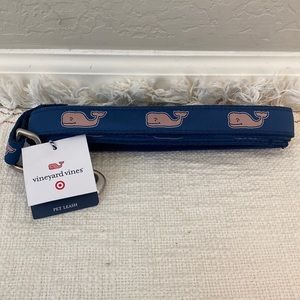 Vineyard Vines Blue Pink Whale Dog Leash